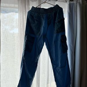 Women's Blue Cargo Pants
